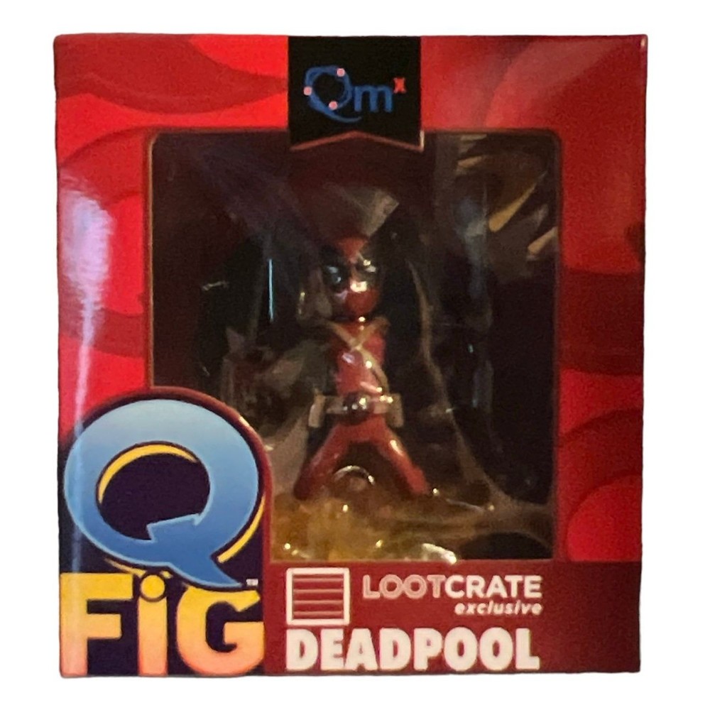 Marvel DEADPOOL Figure, Loot Crate, Q Fig by Qmx